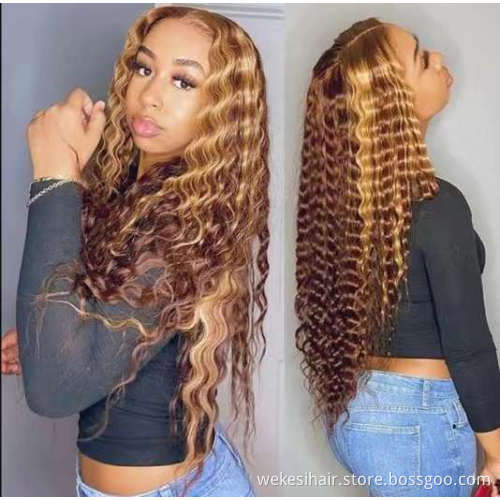 Best Selling 1B 27 Ombre Color 10A Grade Brazilian Virgin Human Hair Bundles With Lace Frontal Closure